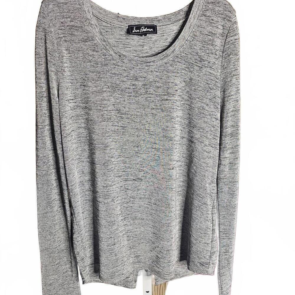 Sam Edelman Women's Gray Long Sleeve Top Medium
